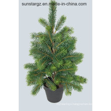 PE Plastic American Pine Tree Artificial Plant for Christmas Decoration (47914)